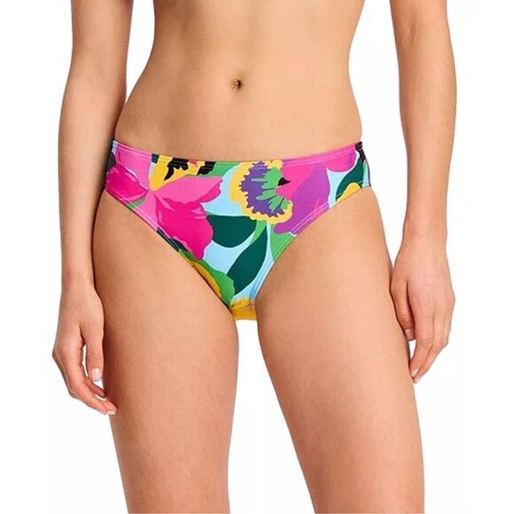 Kate Spade High Cut Bikini Bottom in Multi Color Size S - Picture 1 of 12